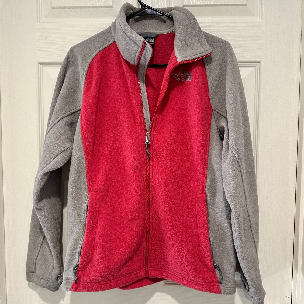 North Face Light Pink & Gray Jacket